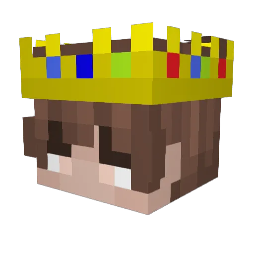 theotherusher Minecraft avatar head, 3D render