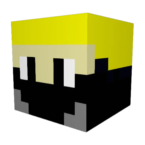 theoverlord7458 Minecraft avatar head, 3D render