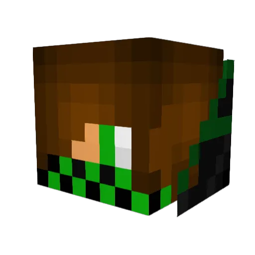 thep0tat0master Minecraft avatar head, 3D render