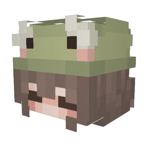 thepala24 Minecraft avatar head, 3D render