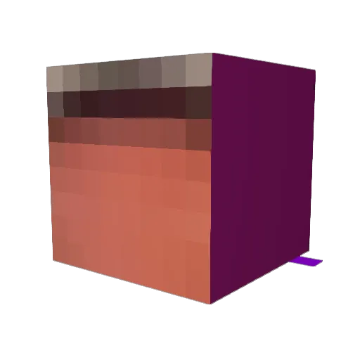 thepanda420 Minecraft avatar head, 3D render