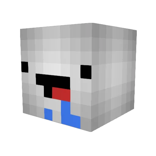 thepepsi3454 Minecraft avatar head, 3D render