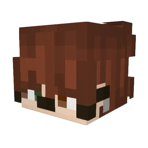 theperfumer Minecraft avatar head, 3D render