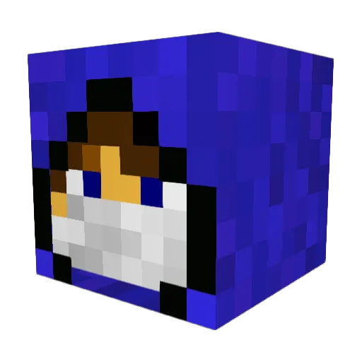 thepeter1234 Minecraft avatar head, 3D render