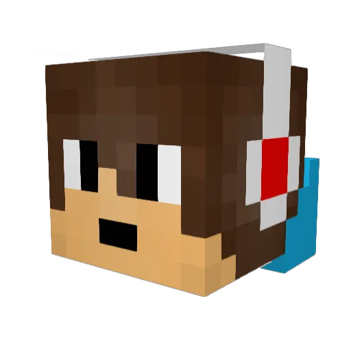 thephantomedu415 Minecraft avatar head, 3D render