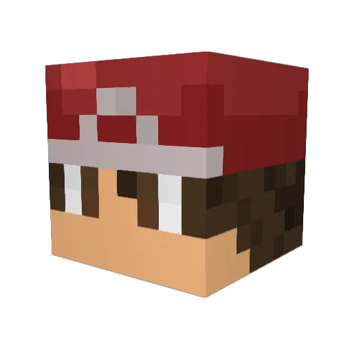 thephoenixR5 Minecraft avatar head, 3D render