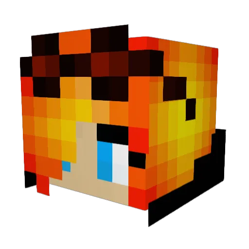 thephoenixdream Minecraft avatar head, 3D render