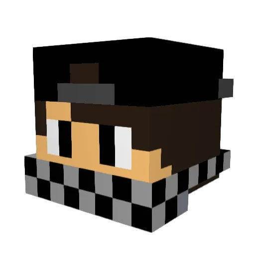thepig138 Minecraft avatar head, 3D render
