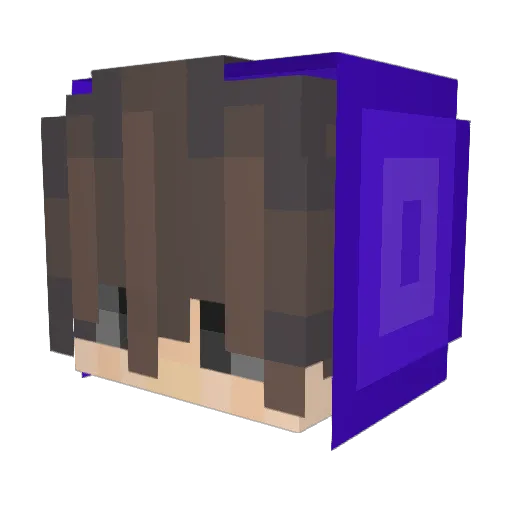 thepixel3261 Minecraft avatar head, 3D render