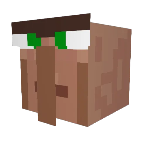 thepizzachu Minecraft avatar head, 3D render