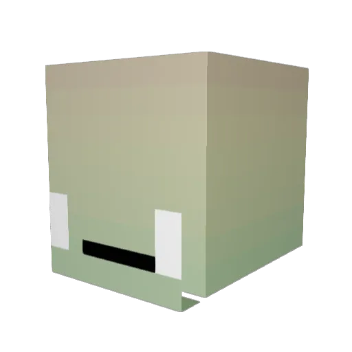 theplayer2011 Minecraft avatar head, 3D render