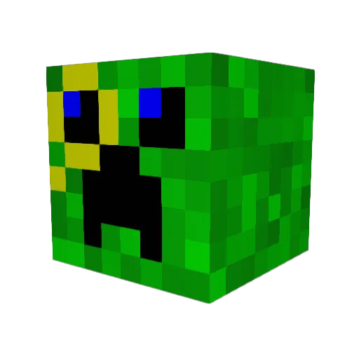 thepopo234 Minecraft avatar head, 3D render
