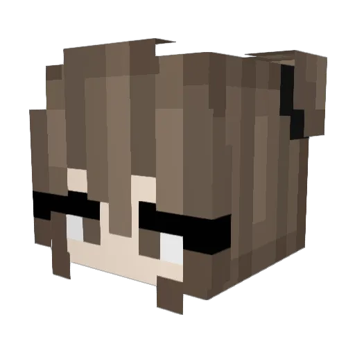 theprayingrantis Minecraft avatar head, 3D render