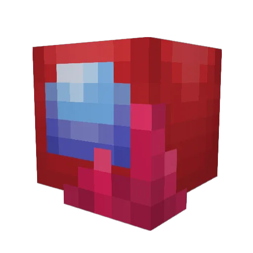 theprojoshy Minecraft avatar head, 3D render