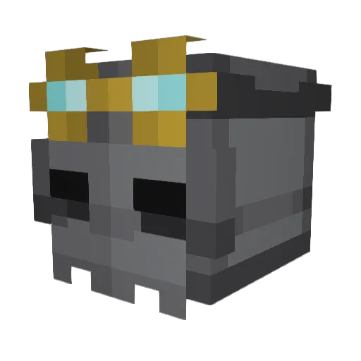 thepseudo Minecraft avatar head, 3D render