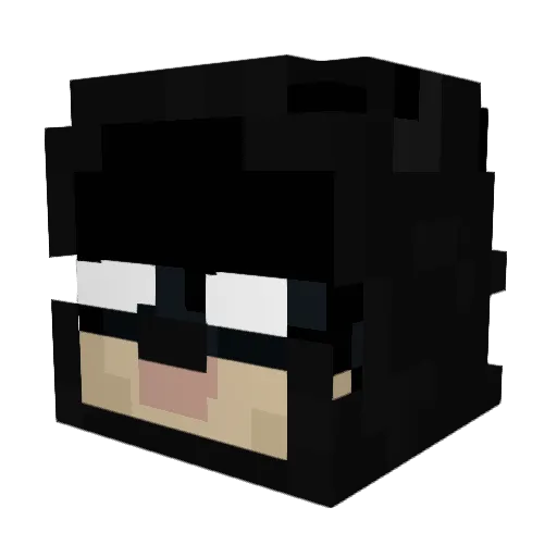 thepurgeARS Minecraft avatar head, 3D render