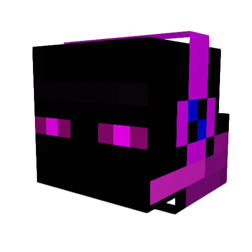 thepurplepanther Minecraft avatar head, 3D render