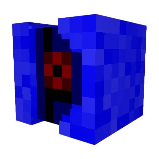 thequant Minecraft avatar head, 3D render
