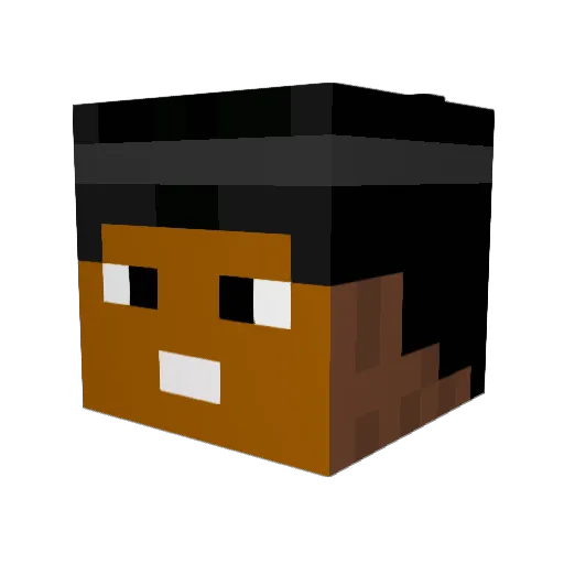 thequantumen10 Minecraft avatar head, 3D render