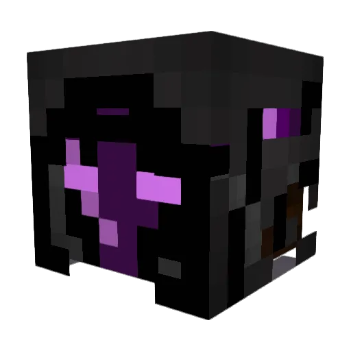 thequantumgiblet Minecraft avatar head, 3D render