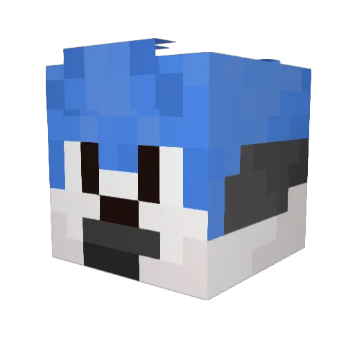 theradje321 Minecraft avatar head, 3D render