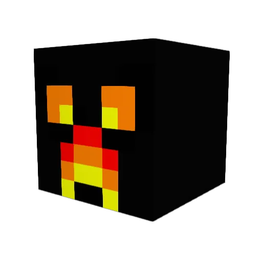 therage8787 Minecraft avatar head, 3D render