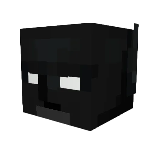 therat2019java Minecraft avatar head, 3D render