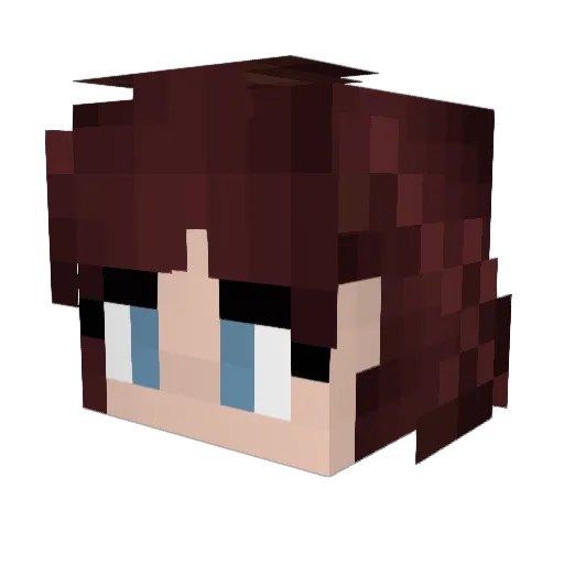 Minecraft-Avatar von theratterrees: Kopf als 3D-Render