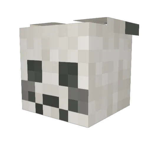 therealCJS Minecraft avatar head, 3D render