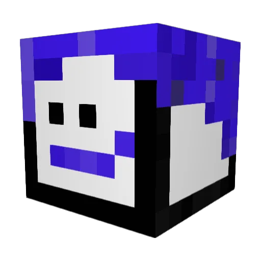 therealCxTx Minecraft avatar head, 3D render