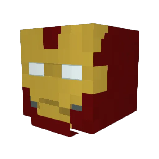 therealJimlahey Minecraft avatar head, 3D render