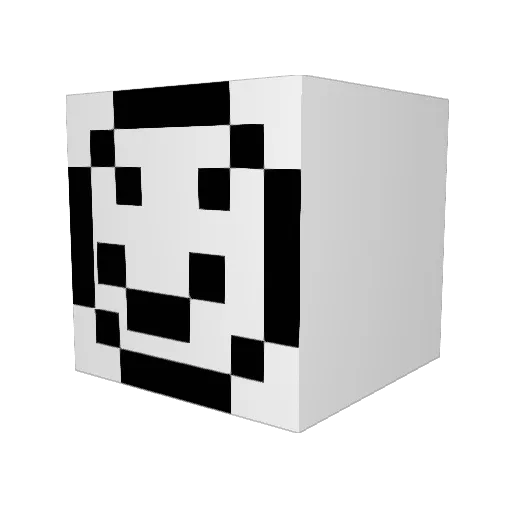 therealPey Minecraft avatar head, 3D render