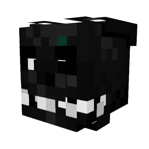 thereal_MONKEY Minecraft avatar head, 3D render