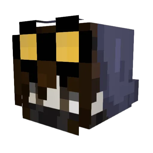 thereal_lemon Minecraft avatar head, 3D render