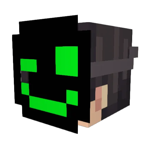 thereal_potato Minecraft avatar head, 3D render