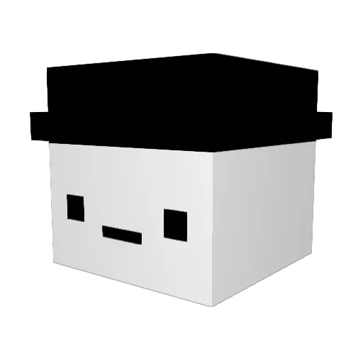 therealadjay Minecraft avatar head, 3D render