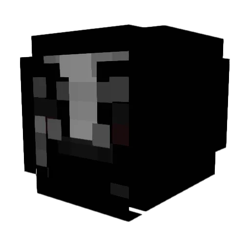 therealaider Minecraft avatar head, 3D render