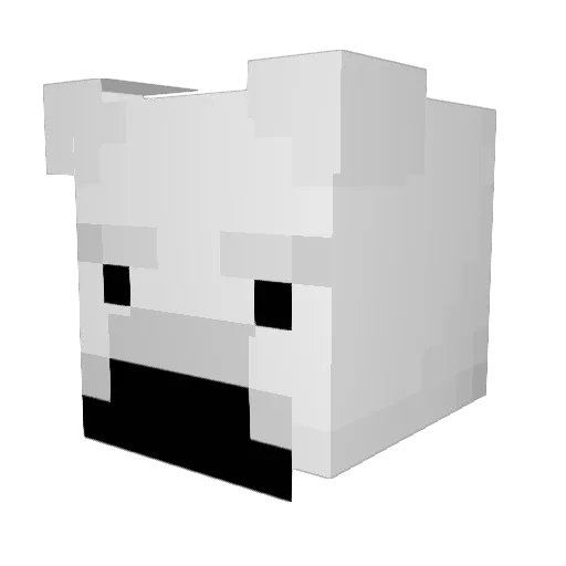therealben087 Minecraft avatar head, 3D render