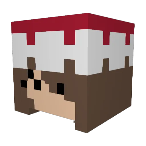 therealcanada12 Minecraft avatar head, 3D render