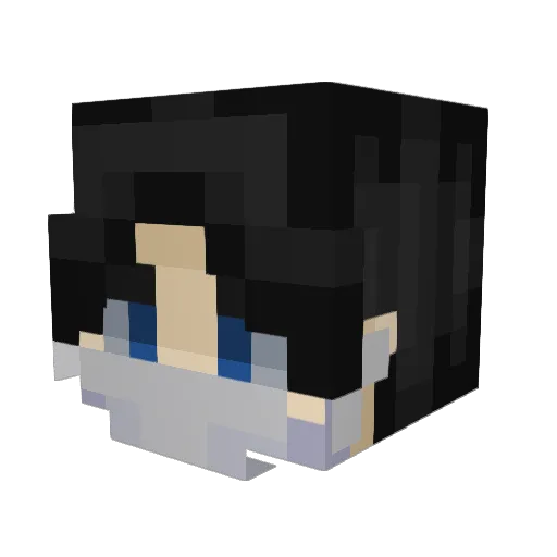 therealclebman Minecraft avatar head, 3D render