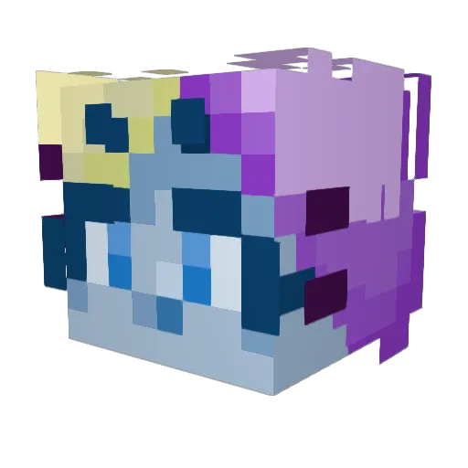 therealironminer Minecraft avatar head, 3D render