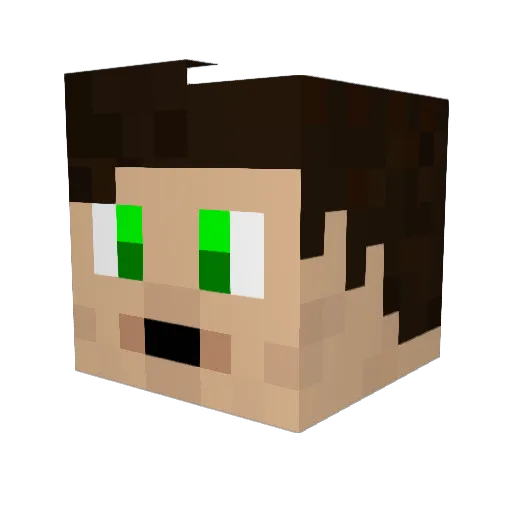 therealjesus069 Minecraft avatar head, 3D render