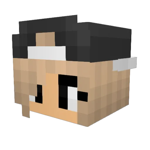 therealjm1 Minecraft avatar head, 3D render
