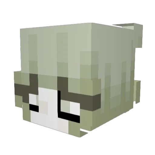 thereallyhot1 Minecraft avatar head, 3D render
