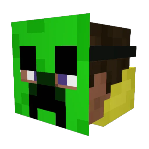 therealmarcoby Minecraft avatar head, 3D render