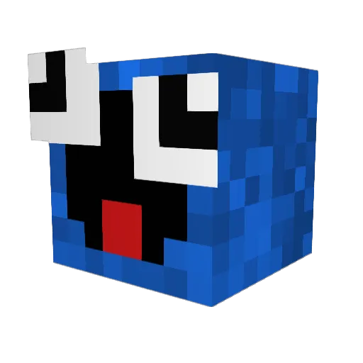 therealmonk7 Minecraft avatar head, 3D render