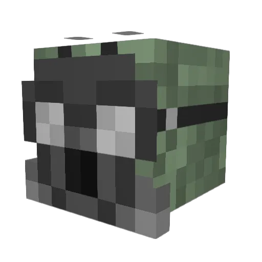 therealmurder2 Minecraft avatar head, 3D render
