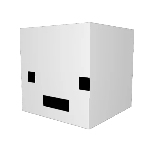 therealucie Minecraft avatar head, 3D render