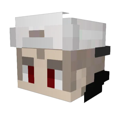 therealyatogami Minecraft avatar head, 3D render