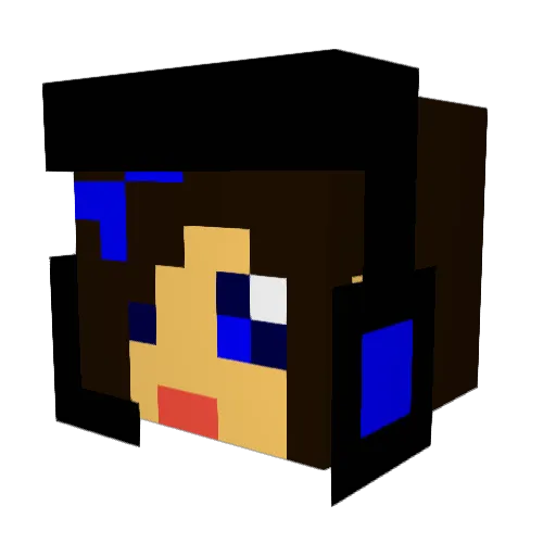 thereesepiece12 Minecraft avatar head, 3D render